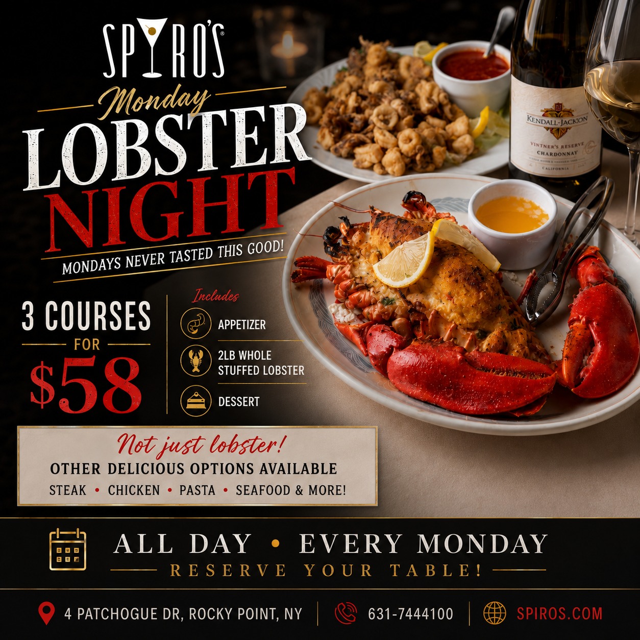 Monday Lobster Night