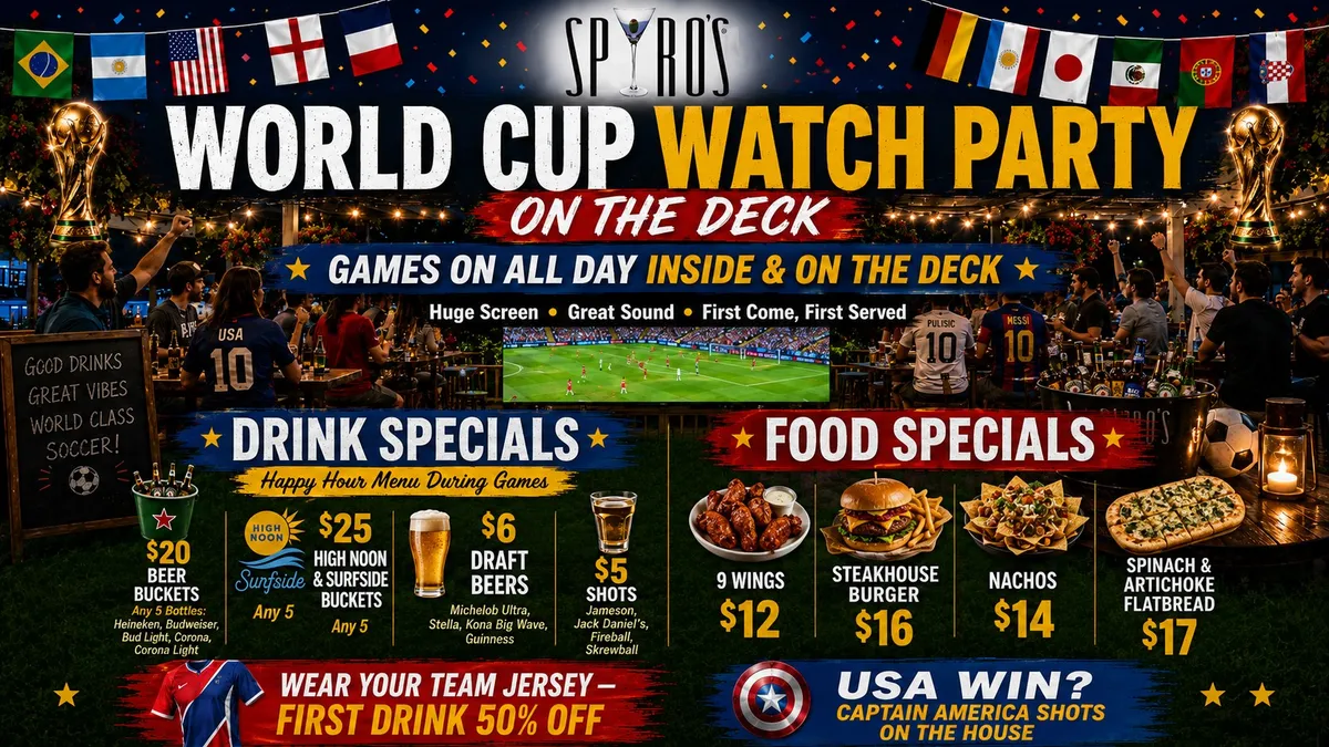 World Cup Party flyer